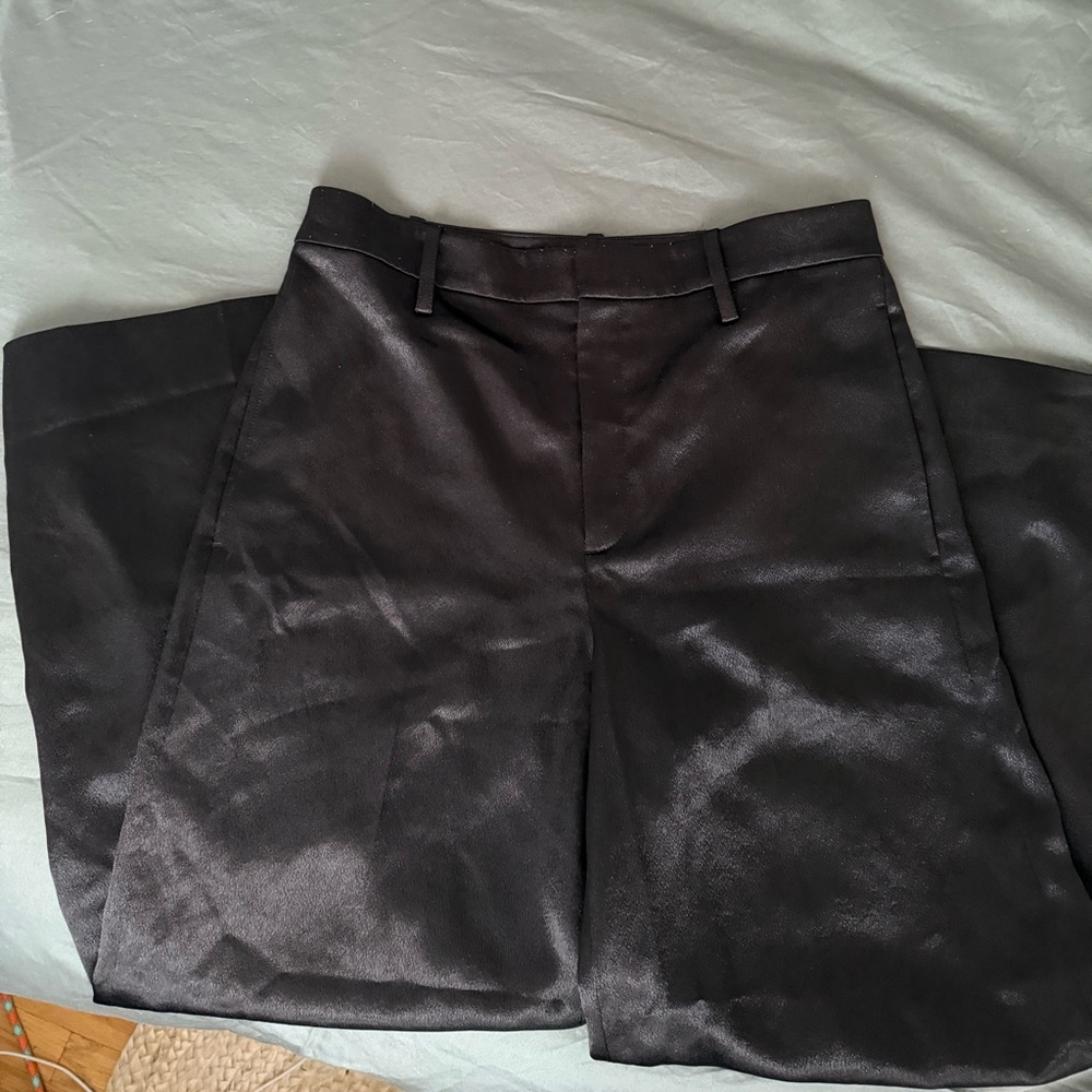 Silky Black Vince Trousers size 8